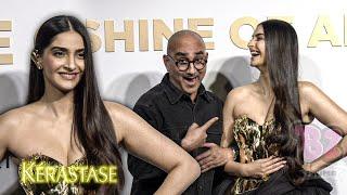 Sonam Kapoor In Golden Black Dress Slaying In Kerastase Event! | Spotted