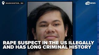 Man reportedly in the US illegally allegedly raped a woman and has long criminal history