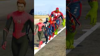 GTA V: RANDOM SPIDER-MAN vs VENOM WHO is MOST POWERFUL?  #shorts #gtav