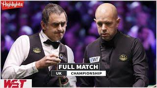 Ronnie O'Sullivan vs Barry Hawkins Full Match Highlights -  UK Championship 2024