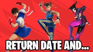 Street Fight CHUN LI RETURN DATE JURI New Skin !! Fortnite