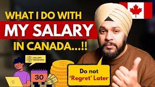 What I do with my Salary in Canada...? | My Payday Routine!  | Gursahib Singh Canada