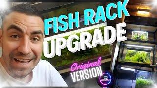 How to build & upgrade a fish rack | Store aquarium safely | FULL Guide | #diy #fishtank #aquarium