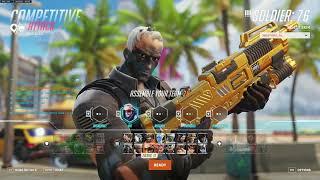 Overwatch 2 - Competitive with Soldier 76 dps -  gameplay - John Overwatch :-) Full-Match