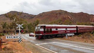 Flinders Ranges Way, Saltia, SA | Pichi Richi Railway Crossing