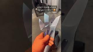 Which knife blade shape do you prefer?  OG Video by: @GaskillKnives   #shorts