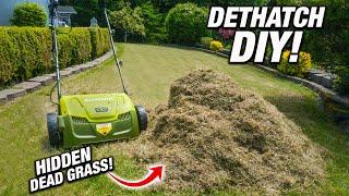 How To DETHATCH Your Lawn! CHEAP DIY Spring Lawn Care!