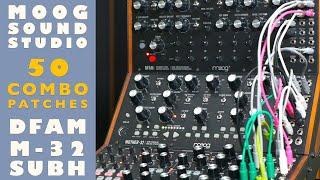 Moog Sound Studio: 50 Patches for DFAM, Mother-32, Subharmonicon. + Samples. Presets Demo. No talk