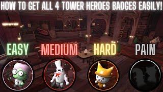 How To Get All 4 Tower Heroes Badges In DOORS Easily (DOORS)