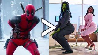 Deadpool Dancing VS She-Hulk Dancing