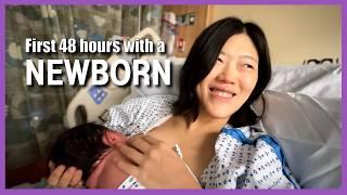 First 48 Hours With a Newborn In The Hospital, What to expect after a hospital birth VLOG 2024