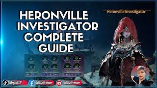 HERONVILE INVESTIGATOR Complete Guide #lifeafter #neteasegames #heronville