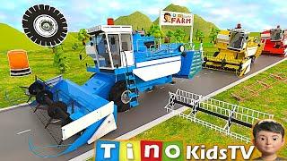 Harvester Tractor for Kids Missing Parts |  Harvester Tractor Uses Compilation