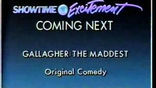 CINEMAX Next: Assaulted Nuts / SHOWTIME Next: Gallagher (February 9, 1985)