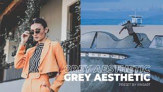 Gray Aesthetic Filter Lightroom Preset | Lightroom presets download DNG