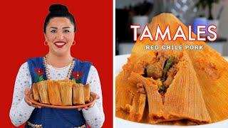 How to make EASIEST Red Pork Tamales IN an Stand Mixer  & Instant pot, The BEST Step BY Step Recipe