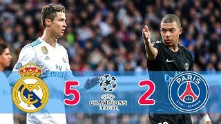 Real Madrid vs Paris Saint Germain 5-2 All Goals HD