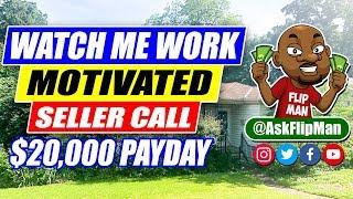 Listen to How I Made $20,000 from this Motivated Seller Call Generated from a Postcard