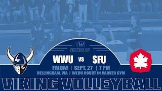 VB | WWU vs. Simon Fraser (9/27/24, 7 PM)