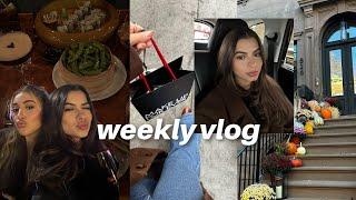 WEEKLY VLOG: dinn w/ sam, nyc events, work outs + more