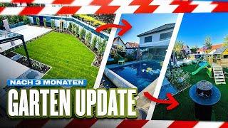 Timos GARTENUPDATE nach 3 Monaten Pool reinigen (lassen)+ MEGA Led Fail im Garten