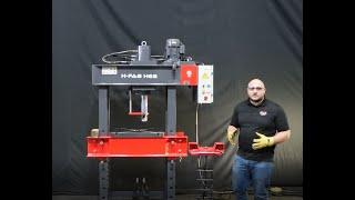 RMT H Frame Hydraulic Press | H-FAB H65 Hydraulic Press with options | Workshop Press