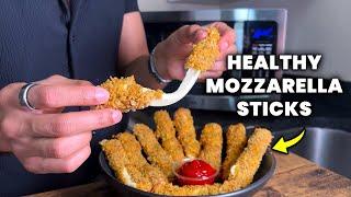 LOW CALORIE Mozzarella Sticks Made In Toshiba 4-in-1 Air Fryer Microwave