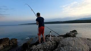 Never bigger bream - morning fishing on a new location   #fishing #shorefishing #bream #seabream