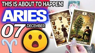 Aries ️THIS IS ABOUT TO HAPPEN! horoscope for today DECEMBER 7 2024 ️ #aries tarot DECEMBER 7