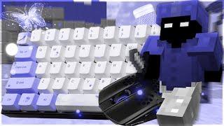 [2439FPS] Thocky Keyboard and Mouse Sounds ASMR | Hypixel Bedwars