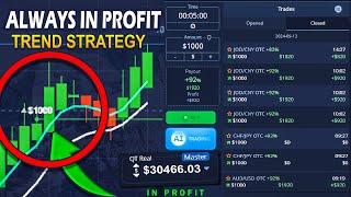 TRADE WITH THE TREND | MOST ACCURATE 5 MINUTES BINARY OPTION STRATEGY | 95% WIN RATE | FOR BEGINNERS