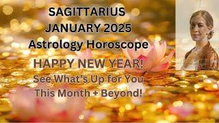 Sagittarius January 2025 Astrology Horoscope. HAPPY NEW YEAR READING!