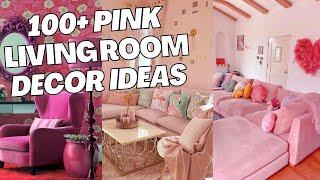 100+ Pink Living Room Decor Ideas and Inspirations. How to Decorate Living Room with Pink?