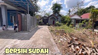 TEBANG POHON SELESAI‼️Kebun depan rumah jadi Bersih | Rumah Tetangga Terlihat Cantik Semua