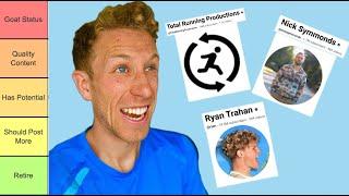 Ranking Every Running Youtuber *Brutal*