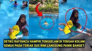 DETIK" RAYYANZA HAMPIR TENGGELAM DITENGAH KOLAM SENDIRIAN,SEMUA PANIK SUS RINI SIGAP LAKUKAN INI