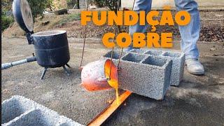 fundição de cobre