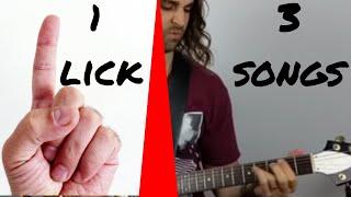 Learn 1 Easy Lick & Play 3 Lead Guitar Songs (For Beginners)