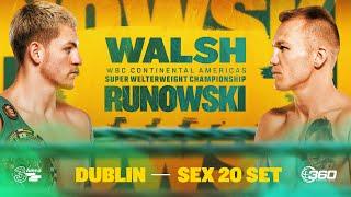 Walsh x Runowski | 20 de Setembro | Exclusivo no UFC Fight Pass