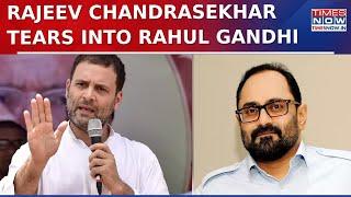 Rajeev Chandrasekhar Attacks Rahul Gandhi Amid Karnataka Cut-Commission Row: 'Want To Know Why...?'