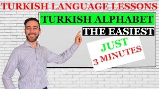 3 Min - Turkish Language Lessons For Beginners - Turkish Alphabet