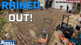 DIAMOND CONCRETE DRIVEWAY SETUP!