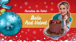 Bolo Red Velvet para o Natal!