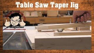 The BEST Table Saw Jig for Tapers (FREE PLANS)