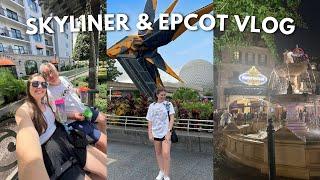 DISNEY WORLD VLOG! — Skyliner Resort Day, Epcot, Extended Evening Hours, Guardians & more!