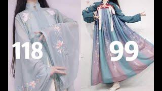 【百分】全款99的汉服？明制/唐制汉服开箱上身