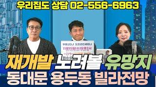 깜짝 재개발 유망지! 동대문 용두동 빌라 전망은? - 유튜브부동산전화상담