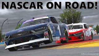 It's like wrestling with a Grizzly Bear! | iRacing XFinity at Watkins Glen