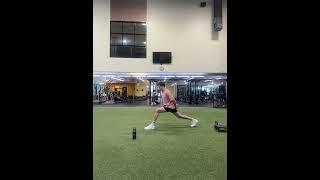 Split squat split iso