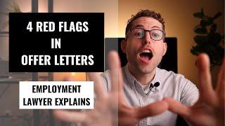 4 Red Flags In Offer Letters (Must Watch!)